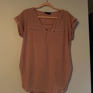 Women's Blush V-Neck Top